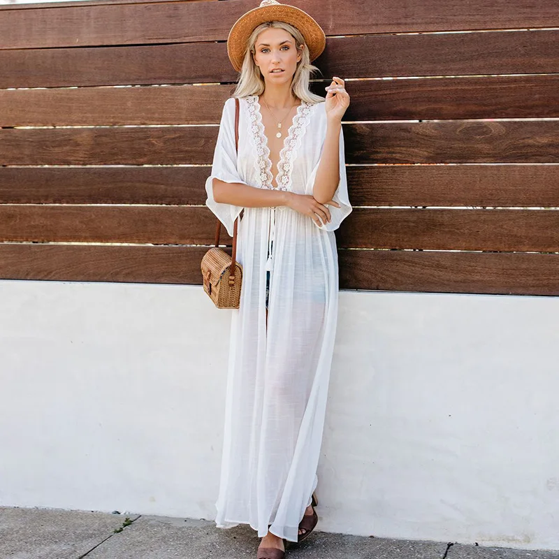 Kadın Plaj Elbise Mayo Seksi D - Cover Up Kaftan incelemesi ve fiyatı