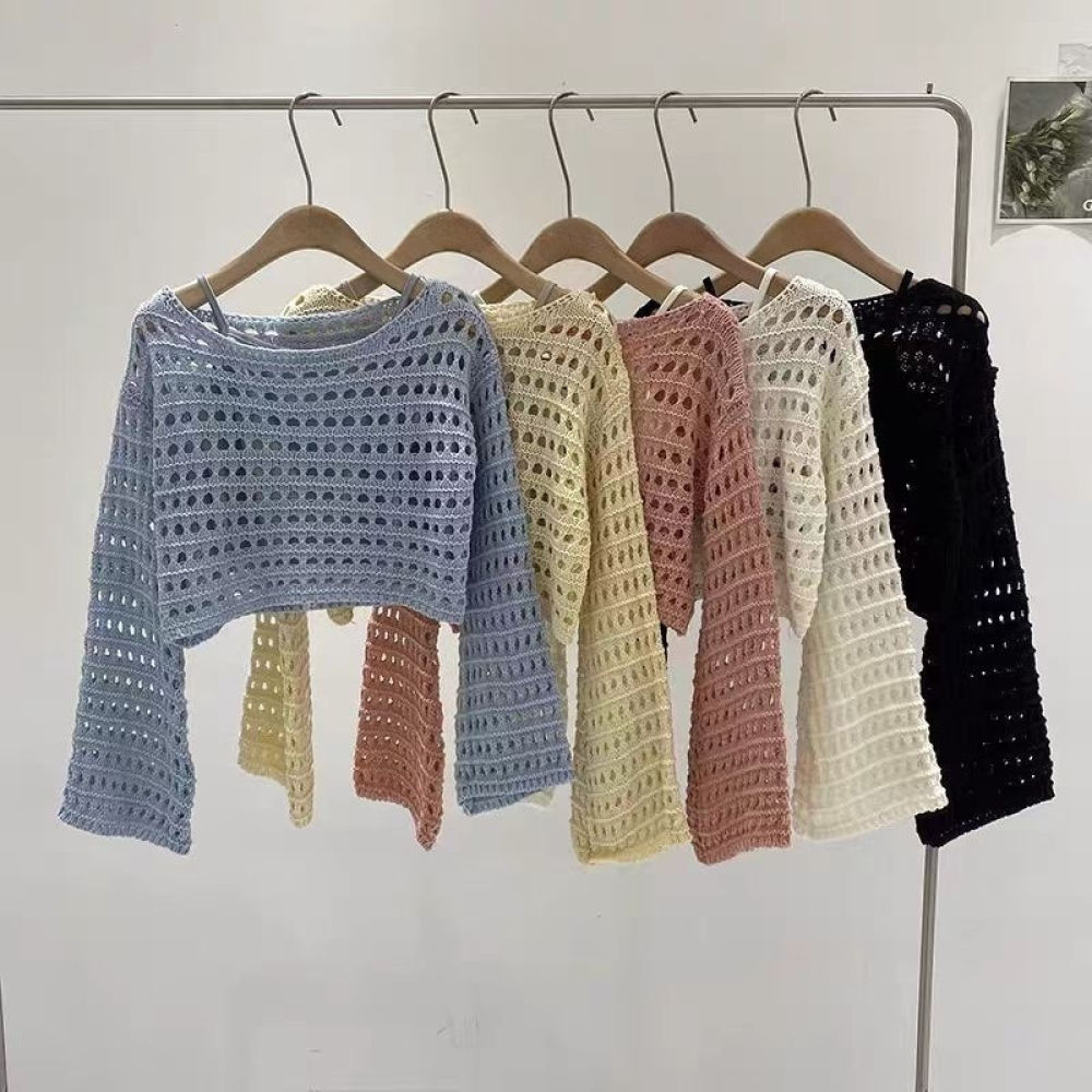 Kadın Yazlık Örgü Kazak, Frans - Crop Top Crochet incelemesi ve fiyatı