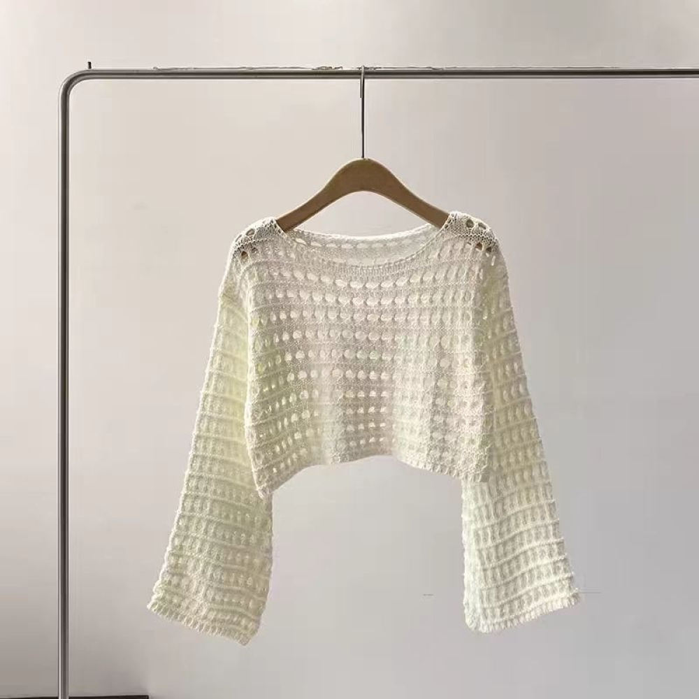 Kadın Yazlık Örgü Kazak, Frans - Crop Top Crochet incelemesi ve fiyatı