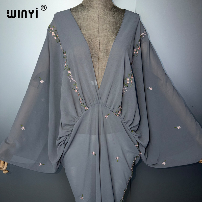 WINYI V Yaka Kadın Kaftan Elbi - Cover Up Kaftan incelemesi ve fiyatı