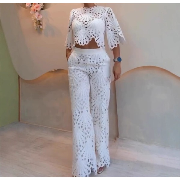 2 Parça Kıyafet Kadın Yeni Yaz - Crop Top Crochet incelemesi ve fiyatı
