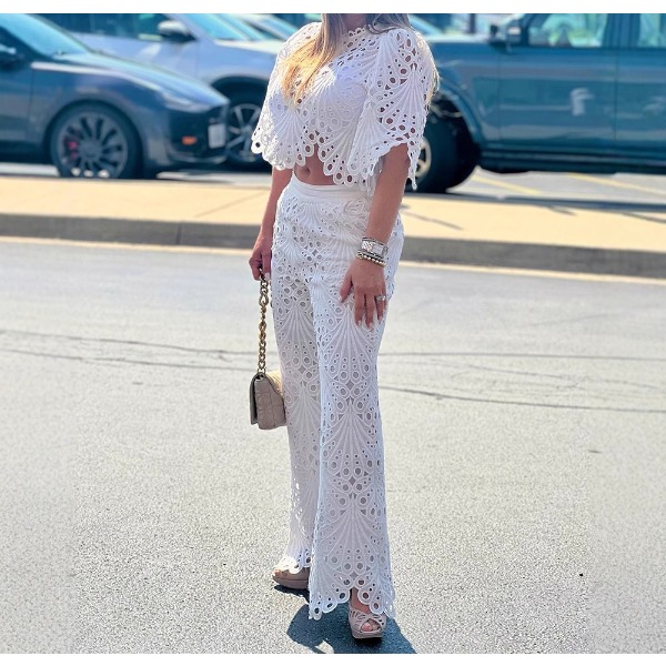 2 Parça Kıyafet Kadın Yeni Yaz - Crop Top Crochet incelemesi ve fiyatı