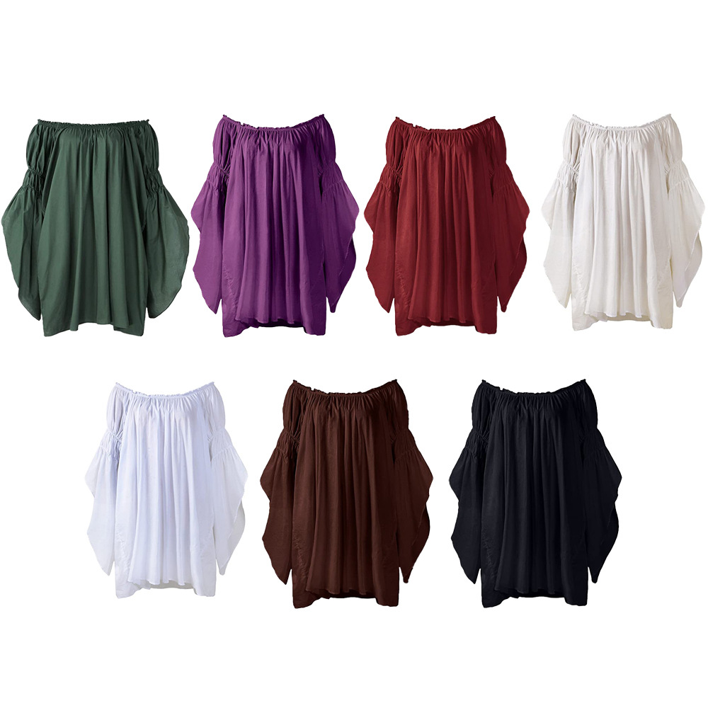 Vintage Ortaçağ Rönesans Bluz  - Blouse Off Shoulder incelemesi ve fiyatı