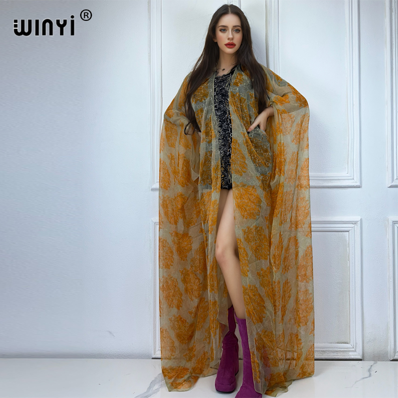 WINYI maxi kimono yaz Perspekt - Cover Up Kaftan incelemesi ve fiyatı