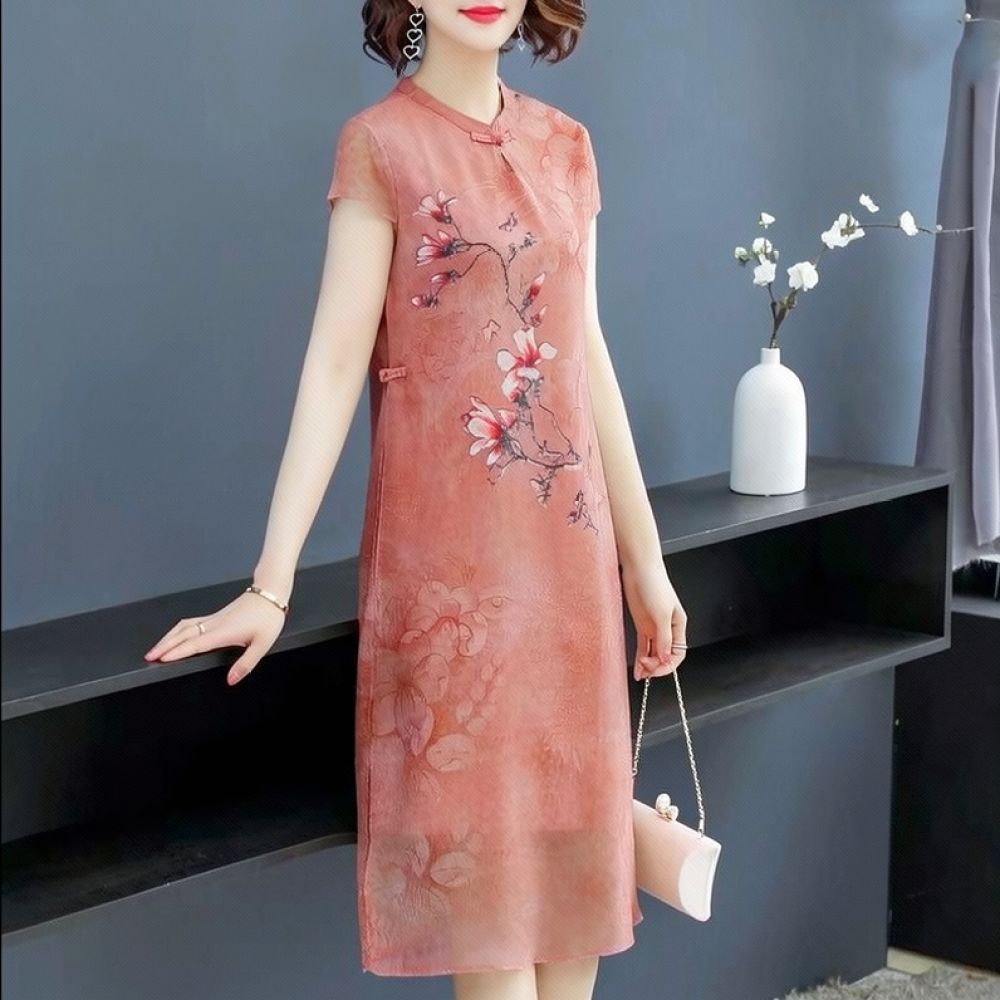 Yazlık Şifon Çiçekli Elbise, Z - Midi Skirt Floral incelemesi ve fiyatı